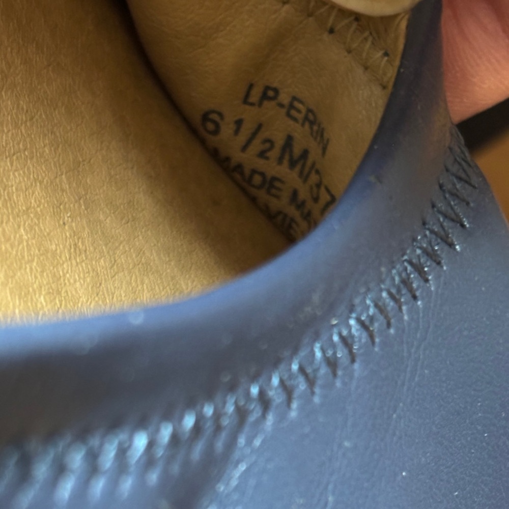 Lucky brand “Erin” ballet flats size 6 1/2 medium blue - Picture 2 of 5